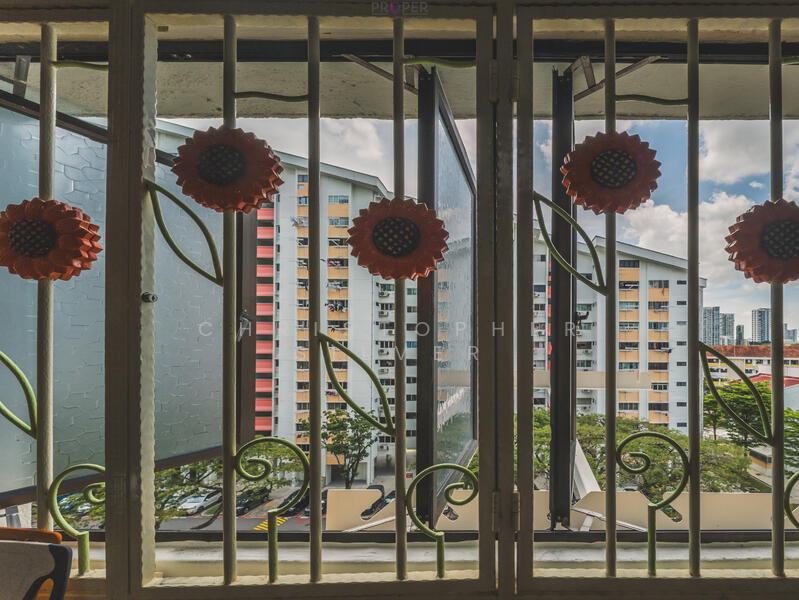 Kitchen view 4 (back window)