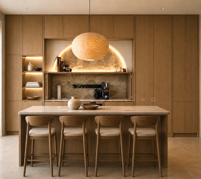 440B Fernvale Link, 440B Fernvale Link, 3 Bedrooms, 1,216 sqft, HDB Flat For Sale, by 龙姿绮 Rose Ling, 60180468 - Dry Pantry & Island Table (ID) - PropertyGuru.com.sg