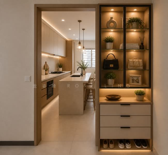 440B Fernvale Link, 440B Fernvale Link, 3 Bedrooms, 1,216 sqft, HDB Flat For Sale, by 龙姿绮 Rose Ling, 60180468 - Foyer Area (ID) - PropertyGuru.com.sg