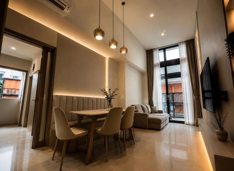 Daintree Residence, 11D Toh Tuck Road, 3 Bedrooms, 1,206 sqft, Condominium For Sale, by Jessie Tan 陈杰识, 60181333 - Living Room - PropertyGuru.com.sg