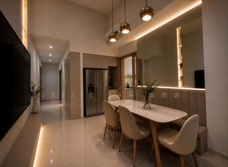 Daintree Residence, 11D Toh Tuck Road, 3 Bedrooms, 1,206 sqft, Condominium For Sale, by Jessie Tan 陈杰识, 60181333 - Dining Room - PropertyGuru.com.sg