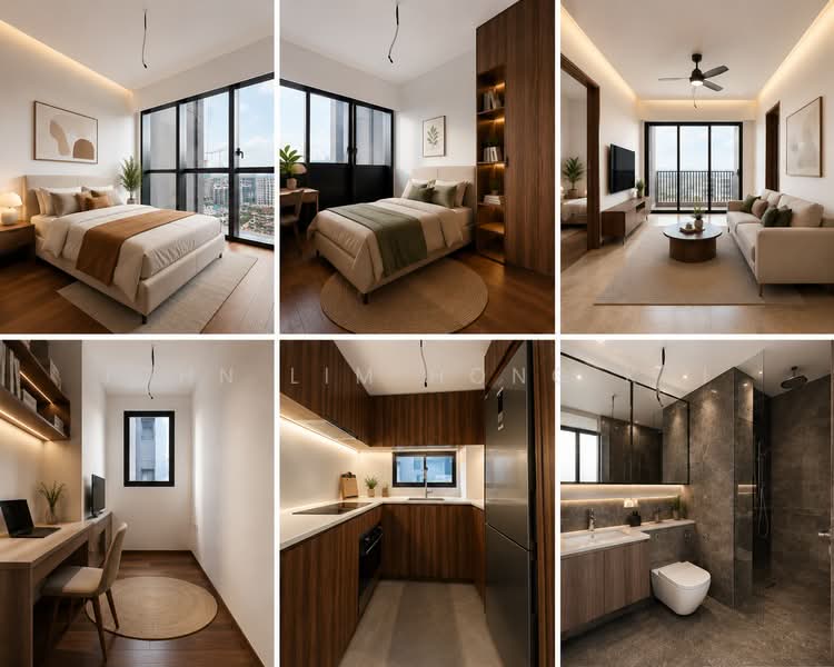 Lentor Modern, Lentor Central, 2 Bedrooms, 733 sqft, Condominium For Sale, by John Lim Hong Kai, 60181700 - Bedroom - PropertyGuru.com.sg