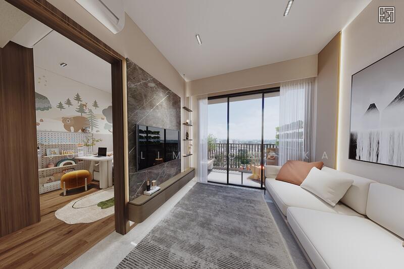 Lentor Modern, Lentor Central, Mandai / Upper Thomson, 2 Bedrooms, 732 sqft, Condominium For Rent, by John Lim Hong Kai, 60181716 - Living Room - PropertyGuru.com.sg