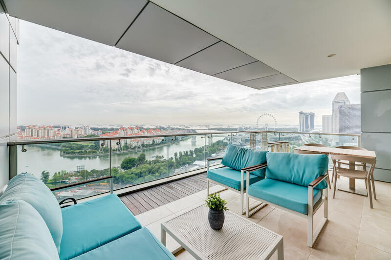 Balcony with sea view