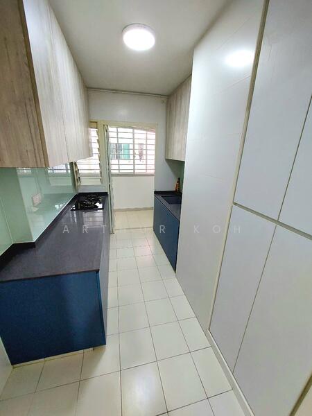 KITCHEN AND WASHING MACHINE AREA