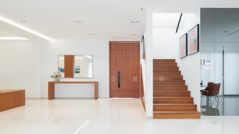 Living Area & Stairtcase