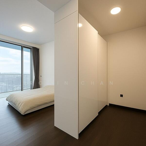 MBR with walk in wardrobe and a exceptional view