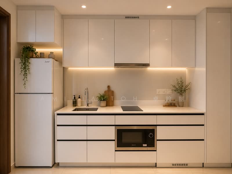 Parc Botannia, 16 Fernvale Street, 2 Bedrooms, 592 sqft, Condominium For Sale, by Amilia Toh 卓翰丽, 60182277 - Kitchen - PropertyGuru.com.sg