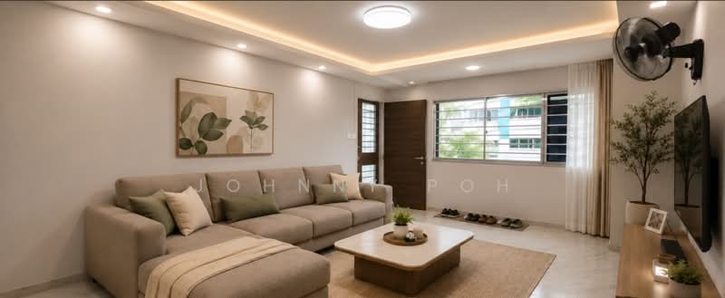 907 Jurong West Street 91, 907 Jurong West Street 91, 4 Bedrooms, 1,313 sqft, HDB Flat For Sale, by Johnny Poh, 60182671 - Living Room / Entrance - PropertyGuru.com.sg