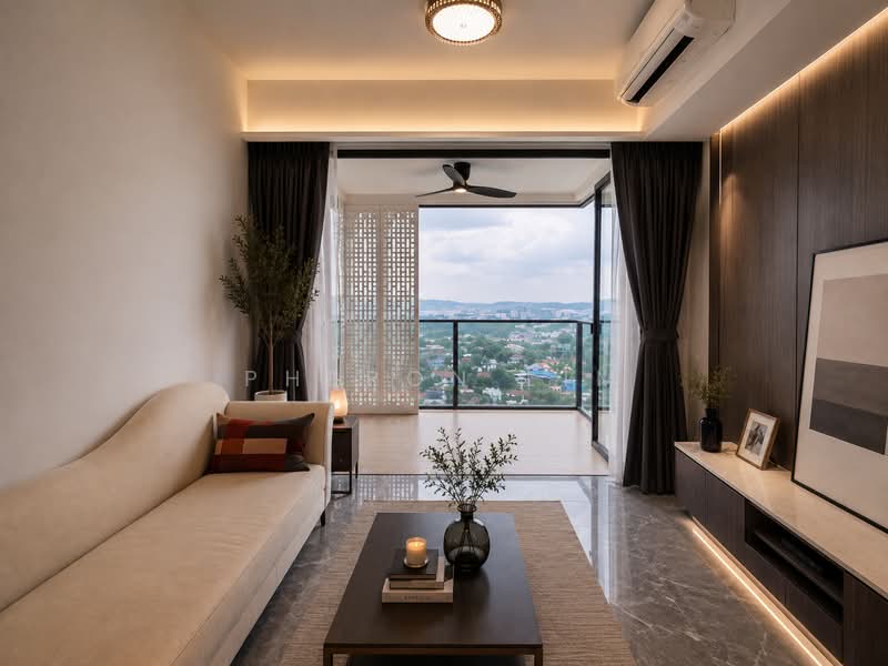 One Holland Village Residences, 5 Holland Village Way, 2 Bedrooms, 689 sqft, Condominium For Sale, by Pheron Lim, 60182672 - Living Room - PropertyGuru.com.sg