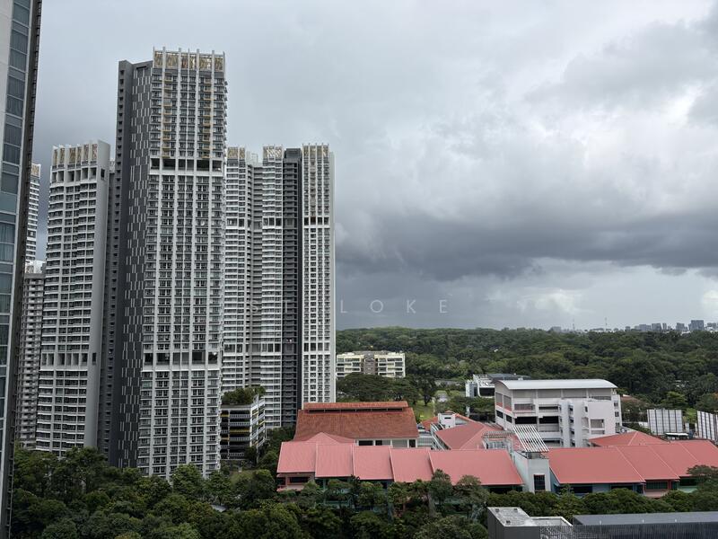 Queens Peak, 3 Dundee Road, 3 Bedrooms, 947 sqft, Condominium For Rent, by ST Loke, 60182724 - View from balcony  - PropertyGuru.com.sg
