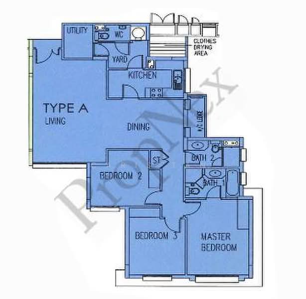 The Rivervale, 7 Rivervale Link, 3 Bedrooms, 1,249 sqft, Condominium For Rent, by Caris Tan, 60183413 - PropertyGuru.com.sg
