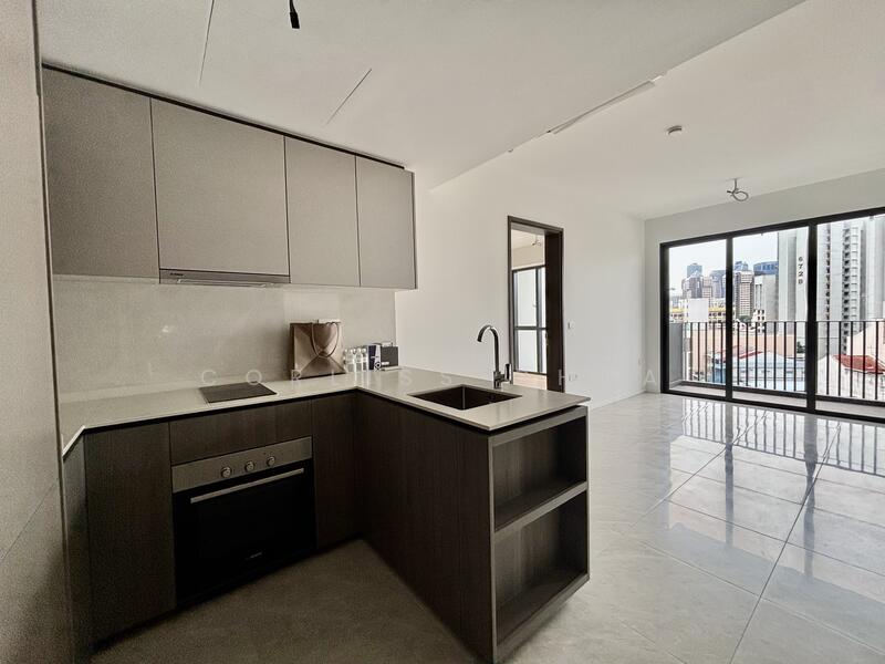 Open-concept living and dining area