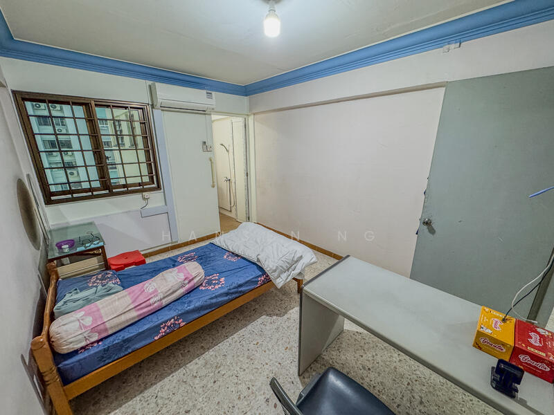 Master bedroom with bathroom