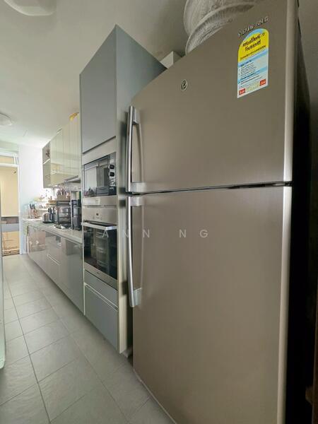 Entrance To Long Kitchen With Back door, storeroom, toilet and laundry yard