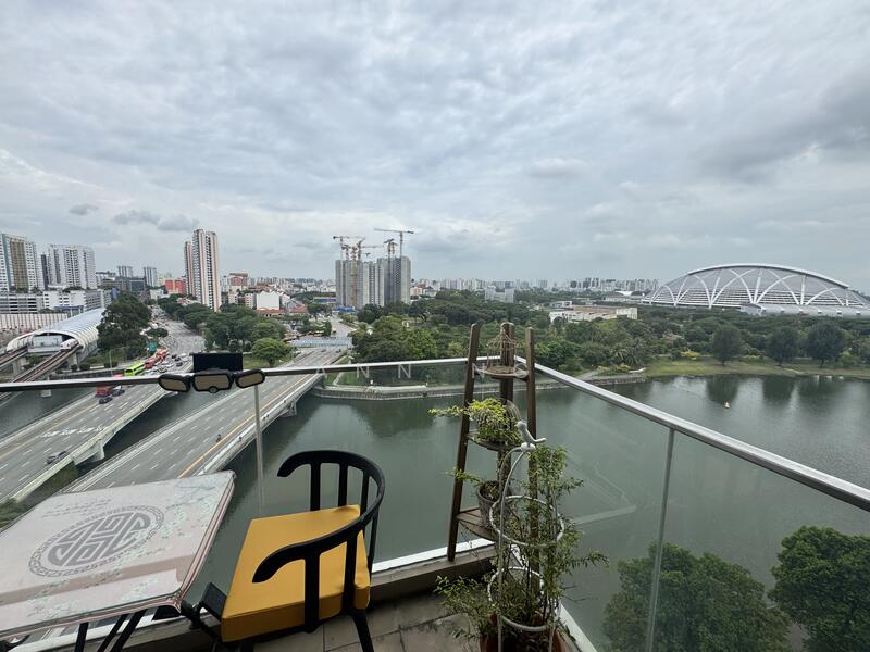 Dine at the balcony with stunning views