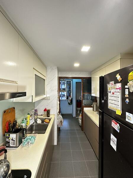 Kitchen and service yard