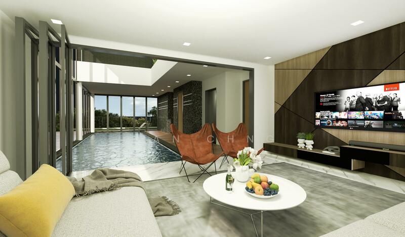 Entertainment Area by the Pool - Artist Impression
