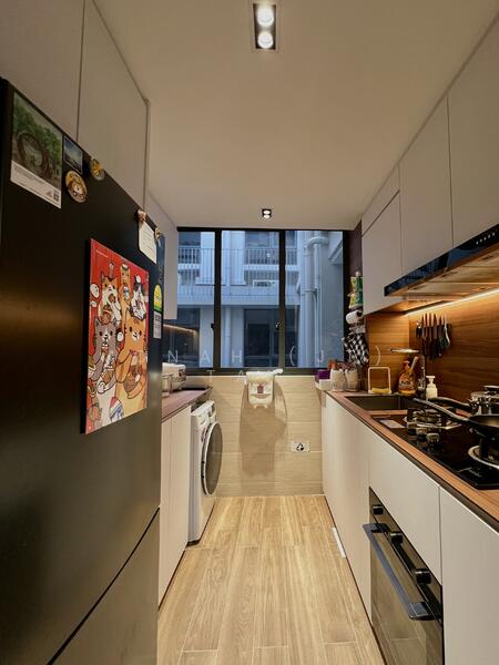Enclosed Kitchen