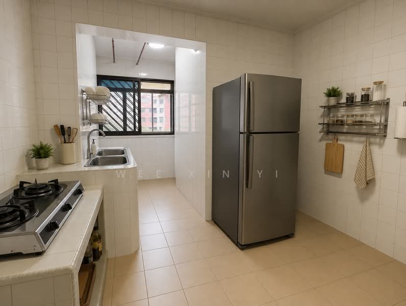 417 Hougang Avenue 8, 417 Hougang Avenue 8, 3 Bedrooms, 1,130 sqft, HDB Flat For Sale, by Wee Xin Yi, 60189032 - Kitchen - PropertyGuru.com.sg