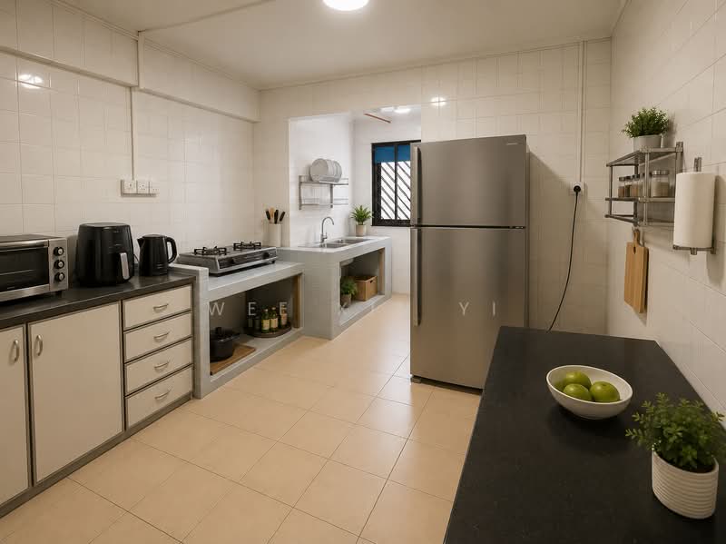 417 Hougang Avenue 8, 417 Hougang Avenue 8, 3 Bedrooms, 1,130 sqft, HDB Flat For Sale, by Wee Xin Yi, 60189032 - Kitchen - PropertyGuru.com.sg
