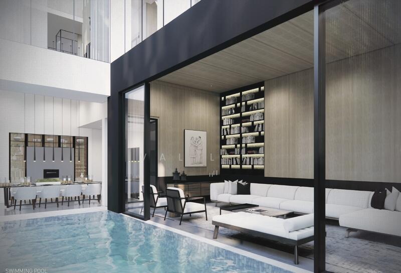PRICE REDUCED! Brand New Semi-D 5mins to Stevens MRT Designer Home w Lift, Pool, EV Charging, Brand New @ Stevens Drive Bukit Timah, Tanglin / Holland / Bukit Timah, 6 Bedrooms, 8,528 sqft, Semi-Detached House For Sale, by Val Lin, 60189099 - Living Room - PropertyGuru.com.sg