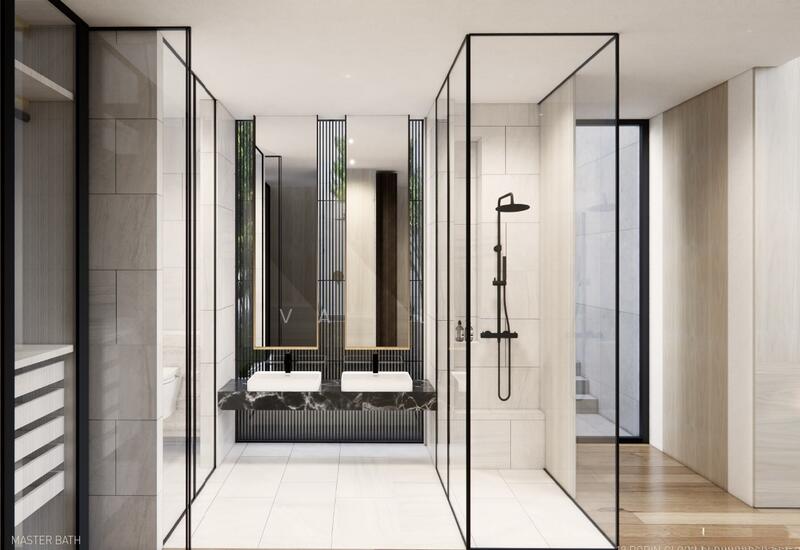 PRICE REDUCED! Brand New Semi-D 5mins to Stevens MRT Designer Home w Lift, Pool, EV Charging, Brand New @ Stevens Drive Bukit Timah, Tanglin / Holland / Bukit Timah, 6 Bedrooms, 8,528 sqft, Semi-Detached House For Sale, by Val Lin, 60189099 - Bathroom - PropertyGuru.com.sg