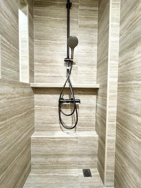 Standing shower in Master Bathroom
