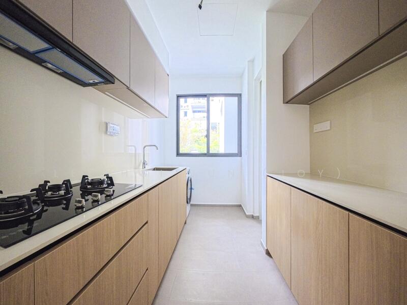 Spacious cabinetry space