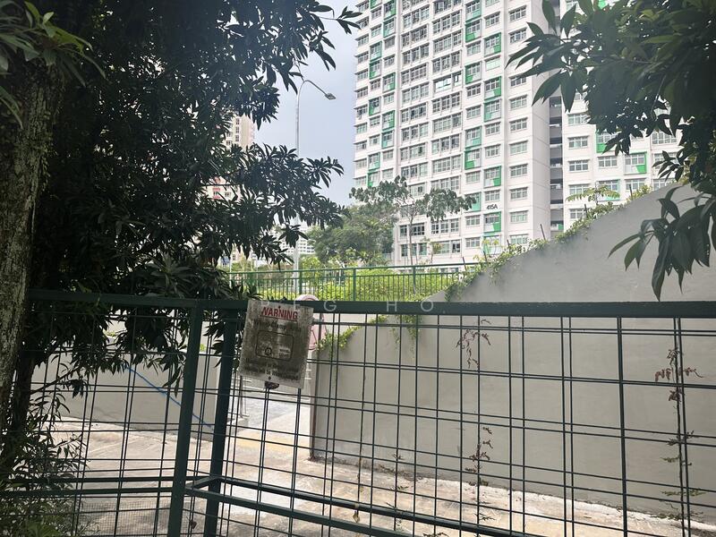 Literally busstop in front of unit lobby