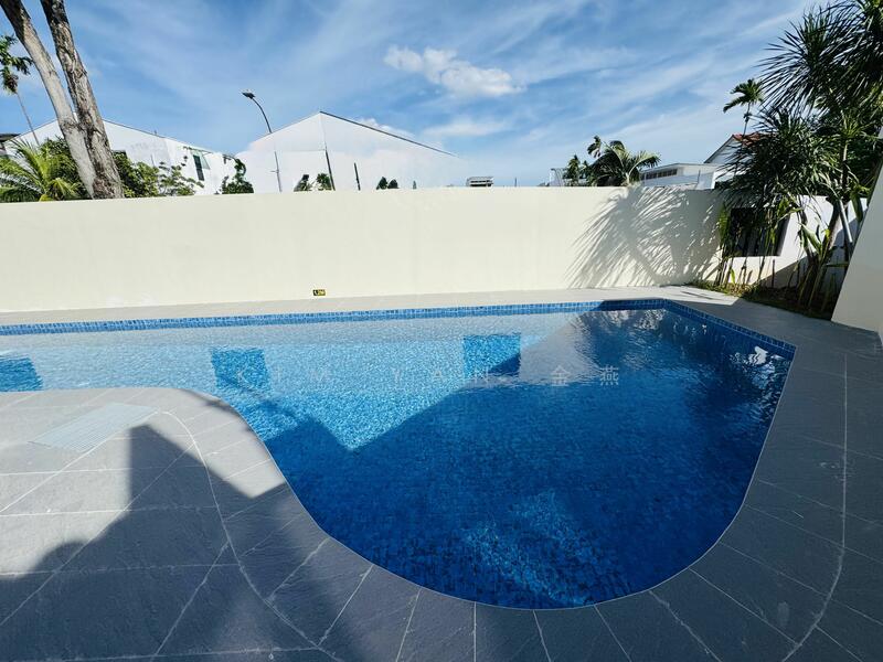 For Sale - Brand New &freehold Semi-D Lift & Pool, wide frontage to park 3 to 4 cars