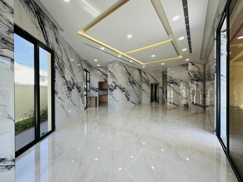 For Sale - Brand New &freehold Semi-D Lift & Pool, wide frontage to park 3 to 4 cars