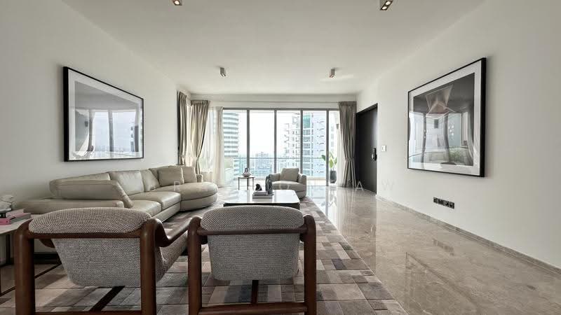 Draycott Eight, 8 Draycott Park, Tanglin / Holland / Bukit Timah, 4 Bedrooms, 2,896 sqft, Condominium For Sale, by Brandon Aw, 60192143 - Living Room - PropertyGuru.com.sg