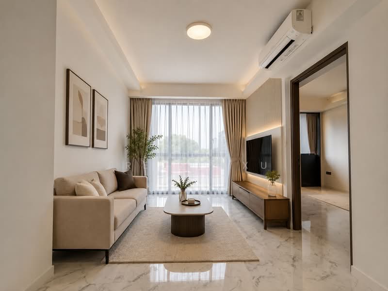 Sceneca Residence, Tanah Merah Kechil Link, 1 Bedroom, 538 sqft, Condominium For Sale, by Freddie Xu, 60192458 - Living Room - PropertyGuru.com.sg