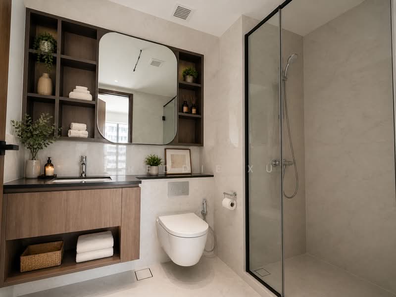 Sceneca Residence, Tanah Merah Kechil Link, 2 Bedrooms, 689 sqft, Condominium For Sale, by Freddie Xu, 60192469 - Bathroom - PropertyGuru.com.sg