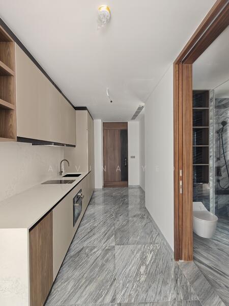 Kitchette, entrance with Cabinet space