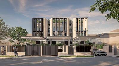 For Sale - ❤️GIANT⚡️5 Levels Brand New Corner Terrace w Basement!! Pool, Attic & Lift