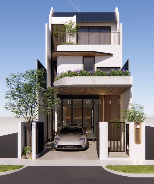 ❤️GIANT⚡️Brand New Inter-Terrace House w Lift & Attic at Jalan Leban Terraced House For Sale at S$ 6,400,000 | PropertyGuru Singapore