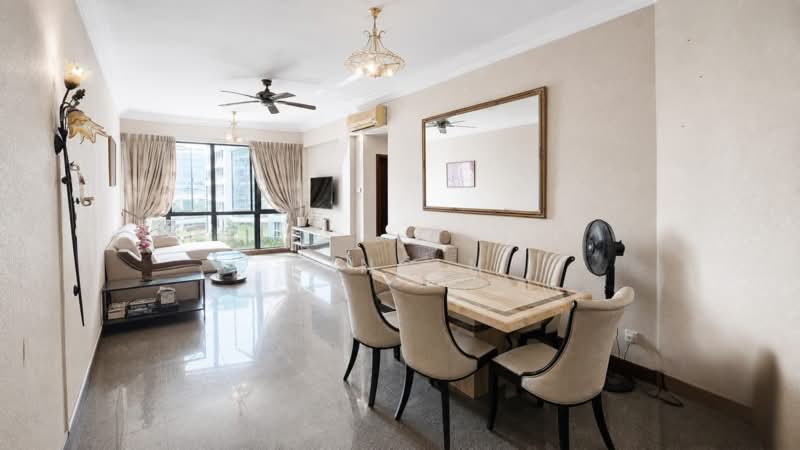 Eastpoint Green, 3 Simei Street 3, 2 Bedrooms, 958 sqft, Condominium For Sale, by Dino N, 60194355 - Living Room - PropertyGuru.com.sg