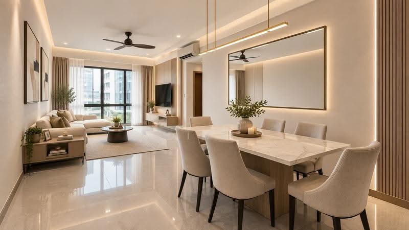 Eastpoint Green, 3 Simei Street 3, Pasir Ris / Tampines, 2 Bedrooms, 958 sqft, Condominium For Sale, by Dino N, 60194355 - Living Room - PropertyGuru.com.sg
