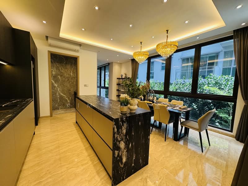 Brand New & freehold with grandeur, 4 Levels with lift, beautiful swimming Pool & landscaping, Walk to Stevens MRT, call 8130 3636 to view, 7 Bedrooms, 7,441 sqft, Semi-Detached House For Sale, by Kim Yan 金燕, 60194813 - PropertyGuru.com.sg