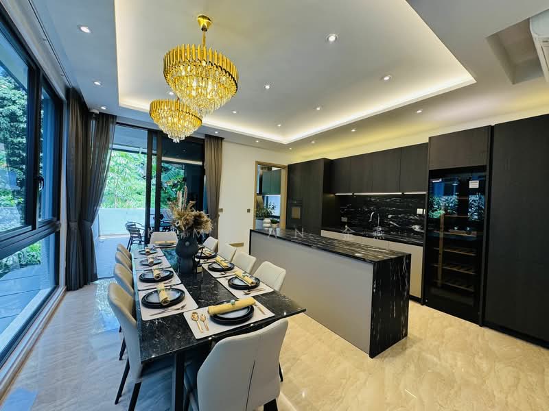 Brand New & freehold with grandeur, 4 Levels with lift, beautiful swimming Pool & landscaping, Walk to Stevens MRT, call 8130 3636 to view, 7 Bedrooms, 7,441 sqft, Semi-Detached House For Sale, by Kim Yan 金燕, 60194813 - PropertyGuru.com.sg