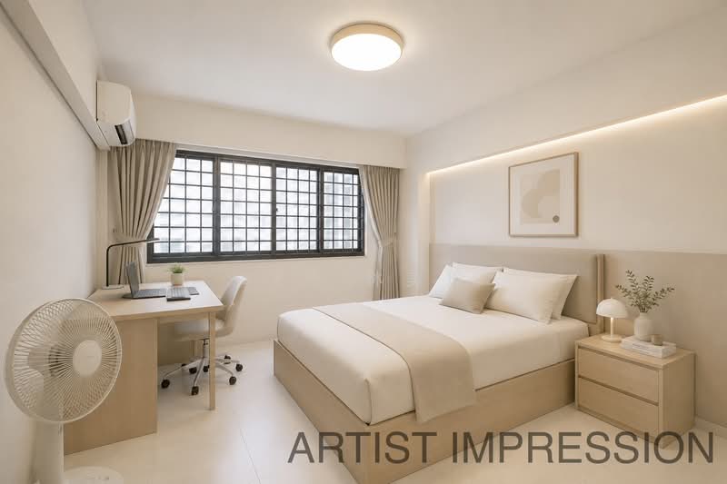 14 Eunos Crescent, 14 Eunos Crescent, 3 Bedrooms, 1,259 sqft, HDB Flat For Sale, by Bee 林美玲, 60195277 - Bedroom - PropertyGuru.com.sg