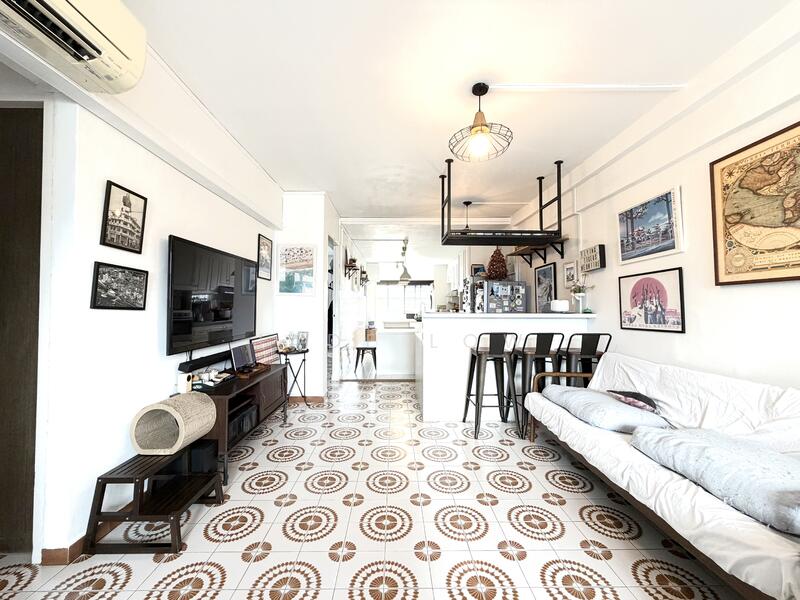 Long living room layout