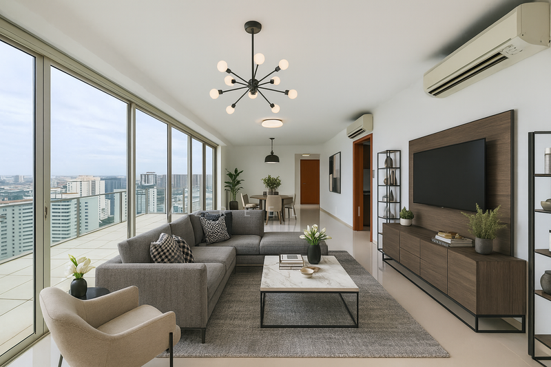 Living (with staging)