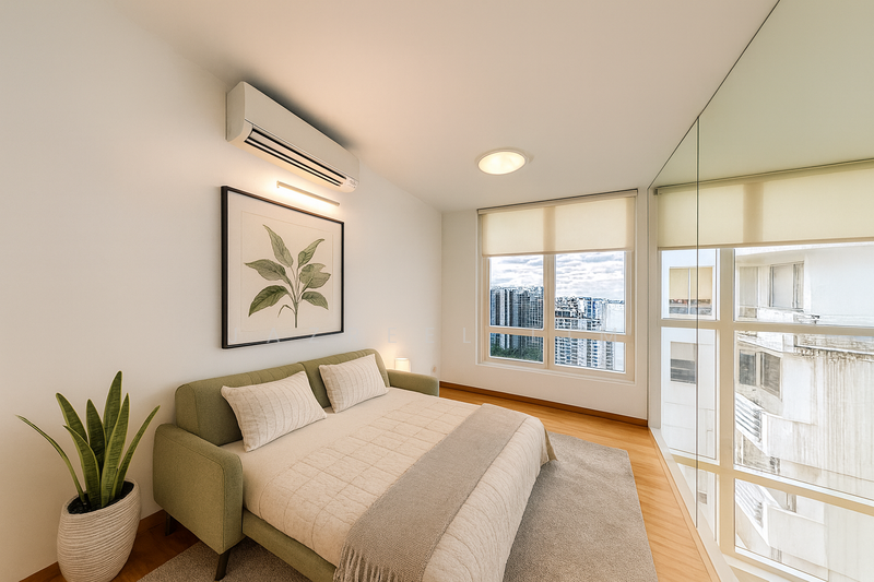 Study (with staging of sofa bed)