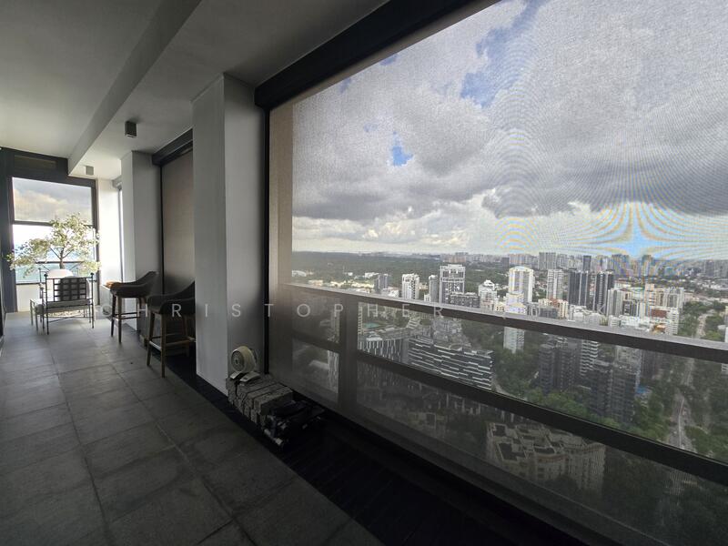 Balcony with Automated blinds