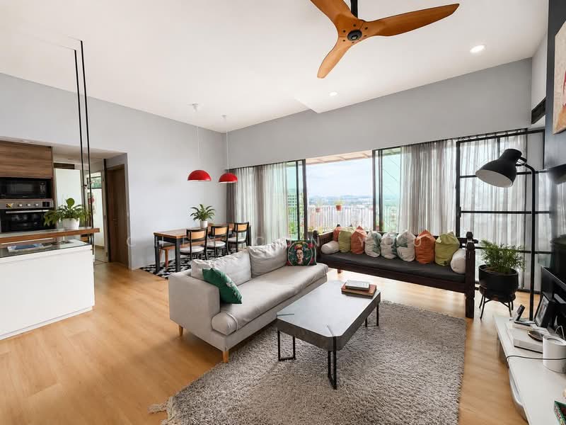 The Topiary, 11 Fernvale Lane, 4 Bedrooms, 1,970 sqft, Executive Condominium For Sale, by Chen Cun You, 60197045 - Living Room - PropertyGuru.com.sg