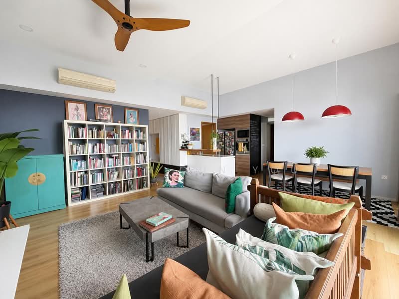 The Topiary, 11 Fernvale Lane, 4 Bedrooms, 1,970 sqft, Executive Condominium For Sale, by Chen Cun You, 60197045 - Living Room - PropertyGuru.com.sg