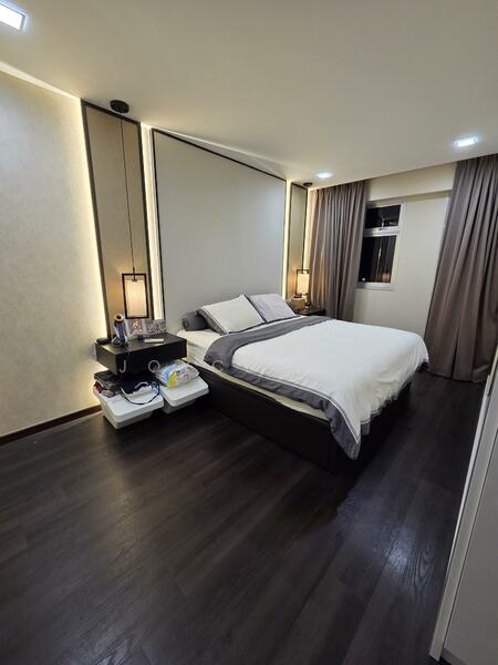 Master Bedroom with king sized bed